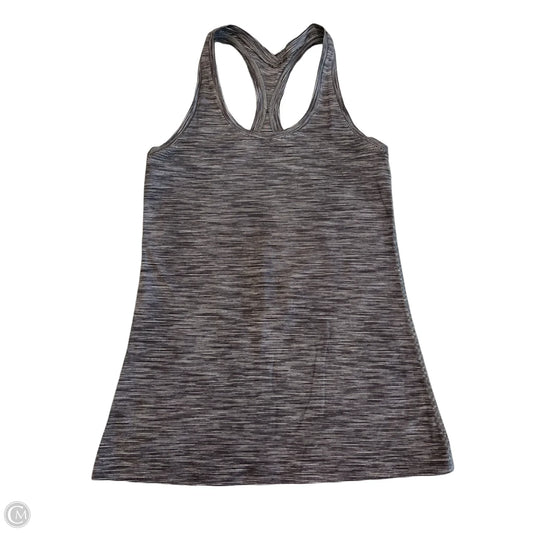 Athletic Tank Top By Lululemon In Grey, Size: M