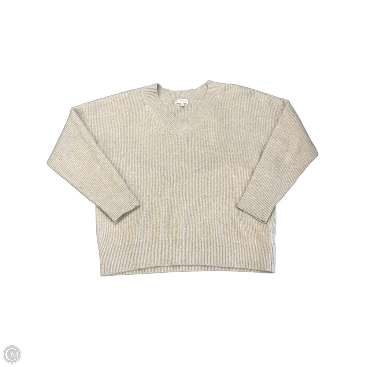 Sweater By Thread And Supply In Tan, Size: S