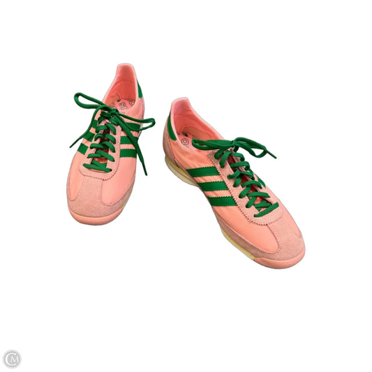 Shoes Sneakers By Adidas In Green & Pink, Size: 7