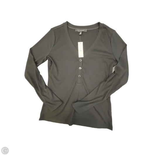 Top Long Sleeve Basic By White House Black Market In Black, Size: S