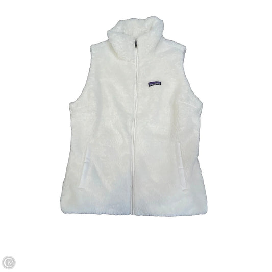 Vest Faux Fur & Sherpa By Patagonia In White, Size: Xl