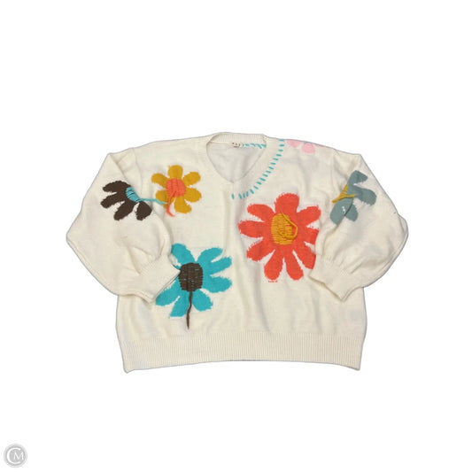 Sweater By Pol In Floral Print, Size: L