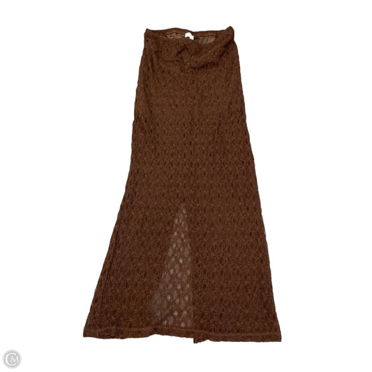 Skirt Maxi By Love Tree In Brown, Size: S
