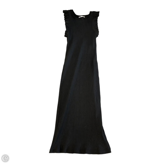 Dress Casual Midi By Zara In Black, Size: S