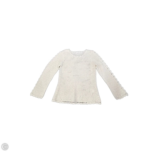 Top Long Sleeve By Westport In Cream, Size: M