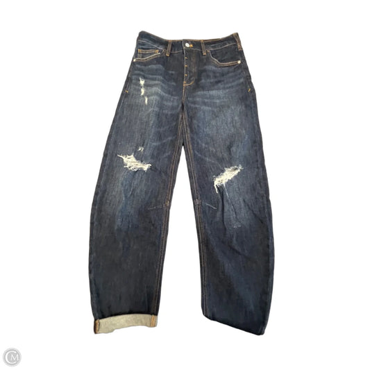 Jeans Boyfriend By Pilcro In Blue Denim, Size: 2