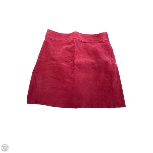 Skirt Mini & Short By J. Crew In Maroon, Size: Xs
