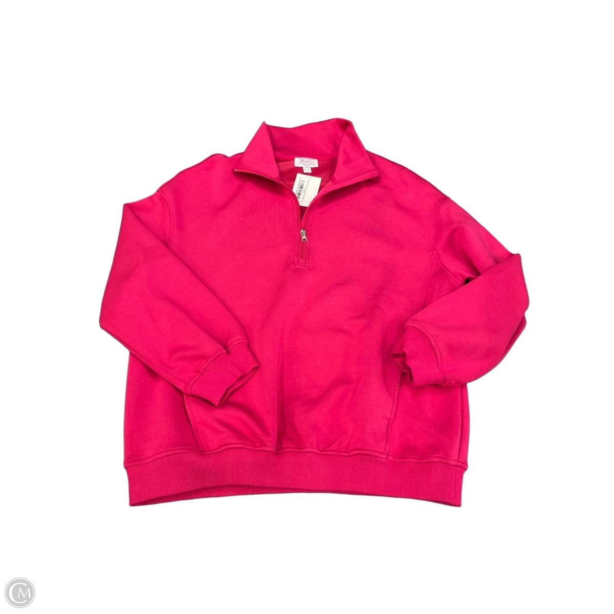 Sweatshirt Collar By Moco In Pink, Size: M