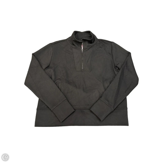 Athletic Top Long Sleeve Crewneck By Gaiam In Black, Size: M