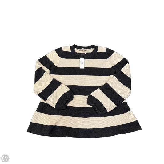 Sweater By Loft In Black & Cream, Size: S
