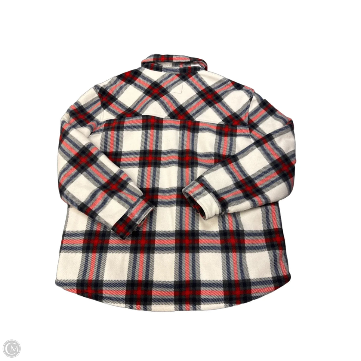 Jacket Shirt By Sage In Plaid Pattern, Size: Xl