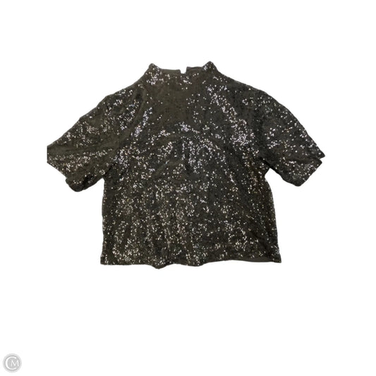 Top Short Sleeve By H&m In Black, Size: S