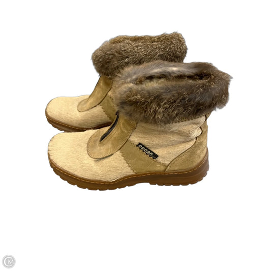 Boots Snow By Clothes Mentor In Beige, Size: 8