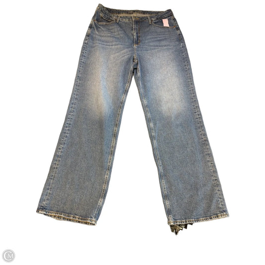 Jeans Wide Leg By Old Navy In Blue Denim, Size: 16l