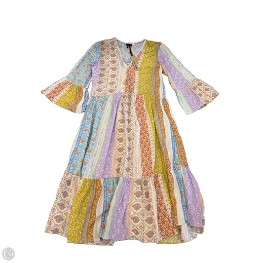 Dress Casual Midi By Coco And Carmen In Multi-colored, Size: Xs