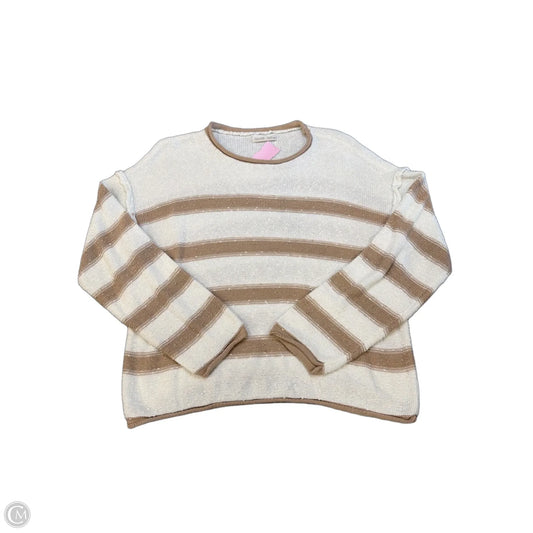 Top Long Sleeve By Be Cool In Striped Pattern, Size: S