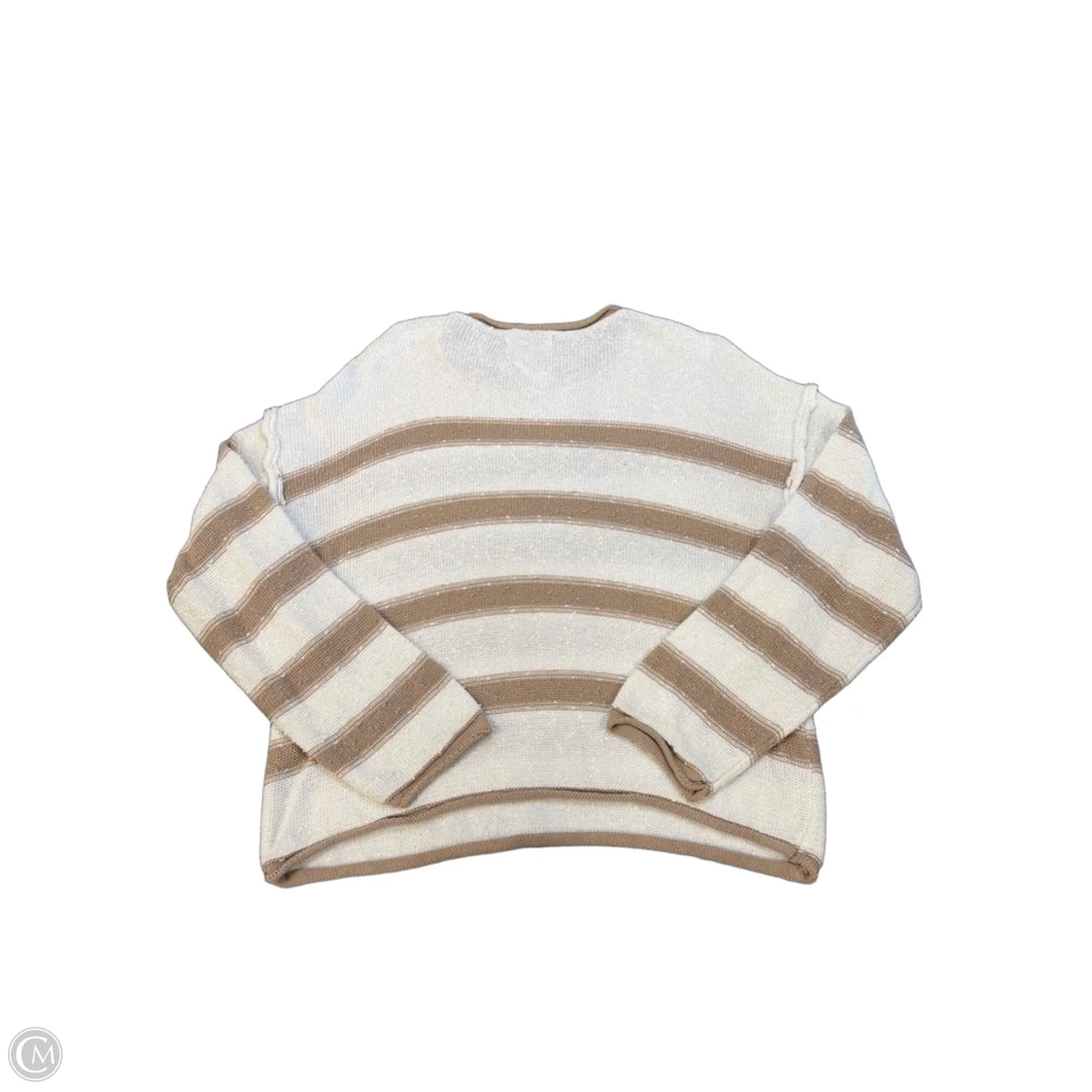 Top Long Sleeve By Be Cool In Striped Pattern, Size: S
