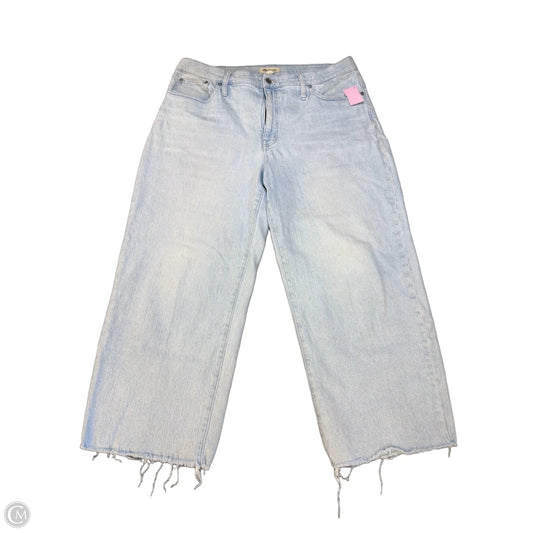 Jeans Wide Leg By Madewell In Blue Denim, Size: 16