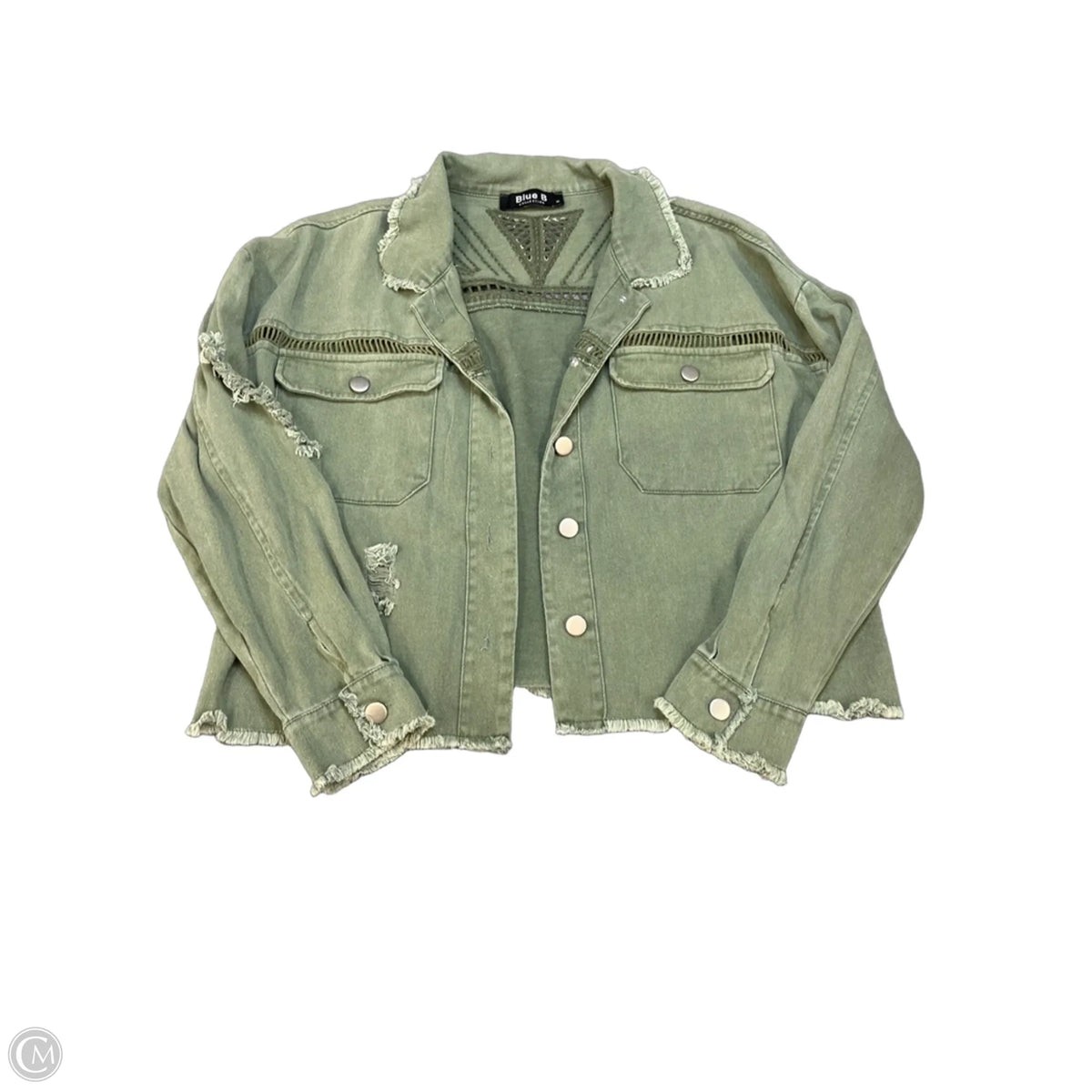 Jacket Other By Blue B In Green, Size: M