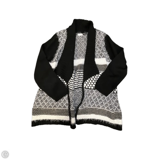 Cardigan By Westport In Black & White, Size: 2x