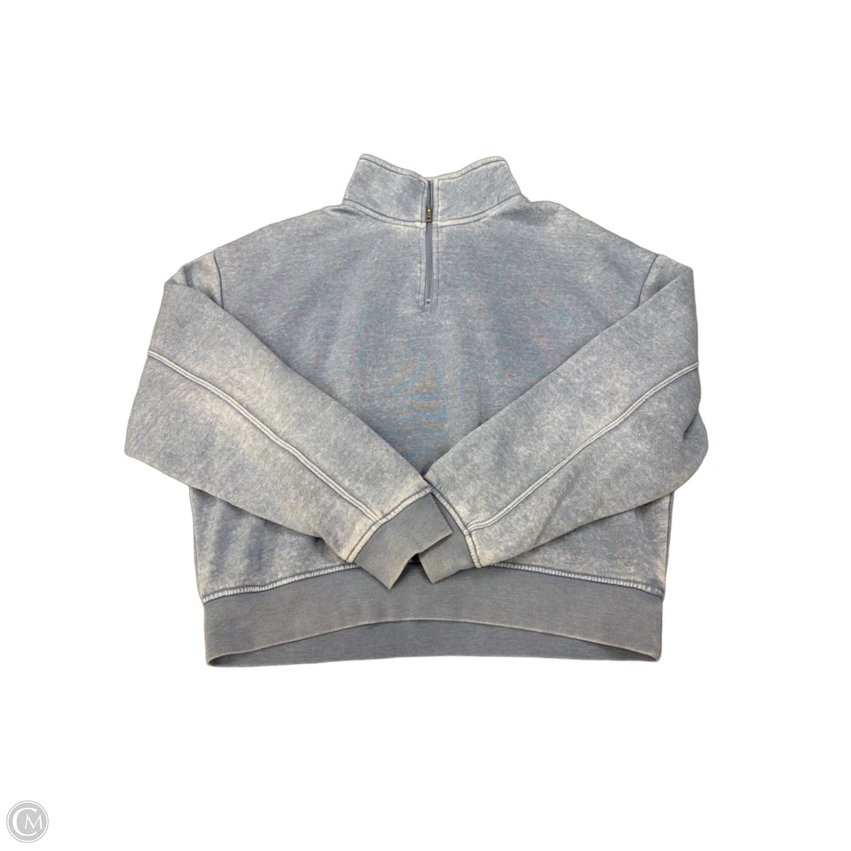 Sweatshirt Collar By Double Zero In Blue, Size: S