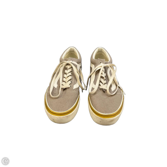 Shoes Sneakers By Vans In Grey, Size: 9.5