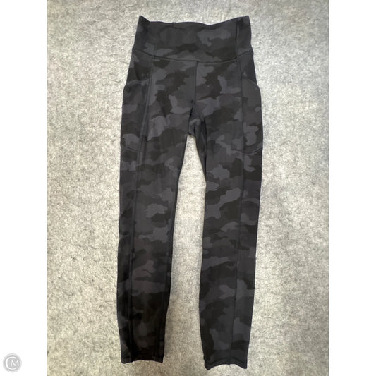 Athletic Leggings By Lululemon In Camouflage Print, Size: S