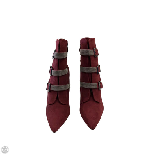 Shoes Heels Stiletto By Vince Camuto In Maroon, Size: 9.5