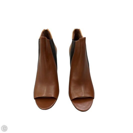 Sandals Heels Stiletto By Vince Camuto In Brown, Size: 9.5