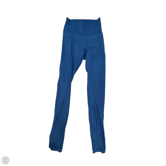 Athletic Leggings By Lululemon In Blue, Size: Xs