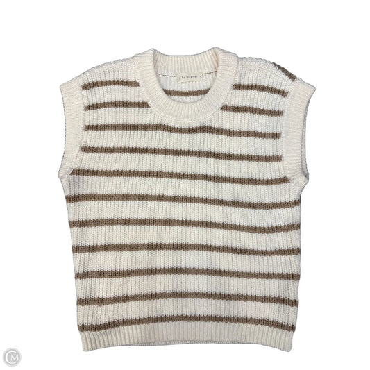 Vest Sweater By By Together In Cream, Size: S