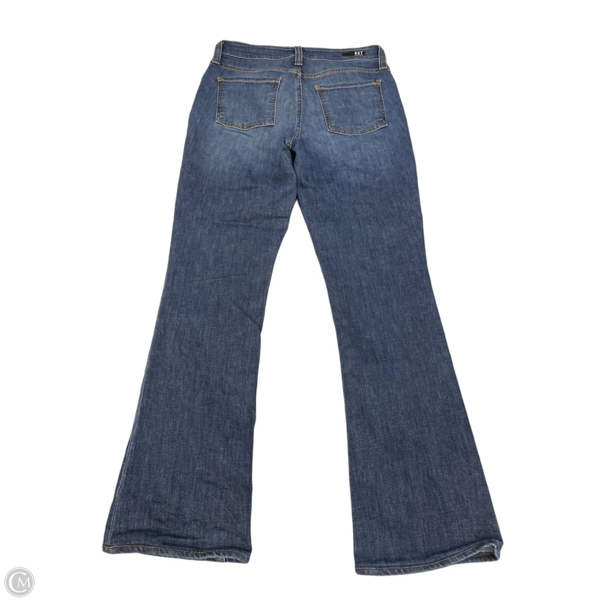 Jeans Flared By Kut In Blue Denim, Size: 8