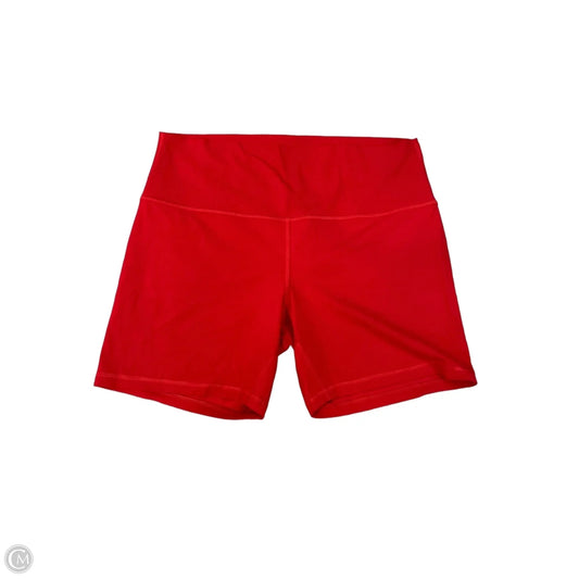 Athletic Shorts By Lululemon In Red, Size: Xl