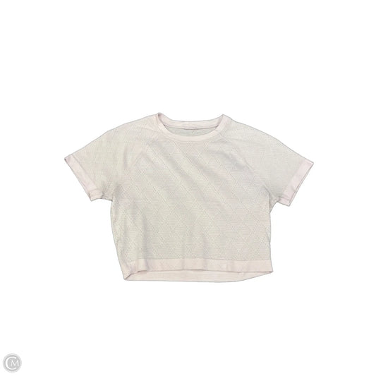 Athletic Top Short Sleeve By Lululemon In Pink, Size: S