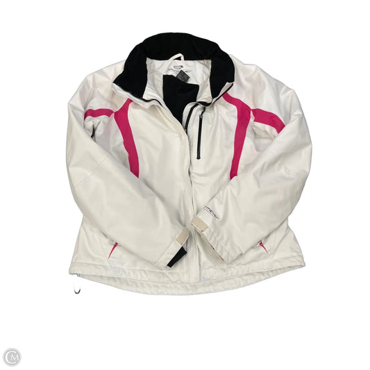 Jacket Puffer & Quilted By Clothes Mentor In White, Size: L