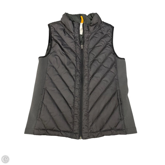 Vest Puffer & Quilted By Lucy In Black, Size: L