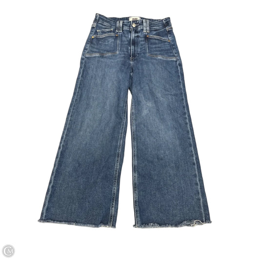 Jeans Flared By Paige In Blue Denim, Size: 6