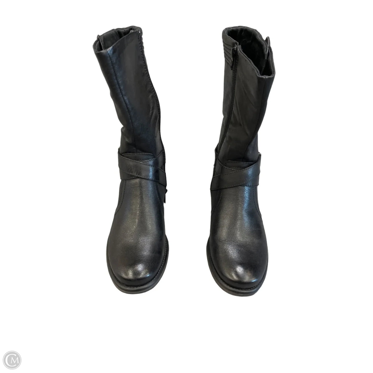 Boots Ankle Flats By Bare Traps In Black, Size: 9