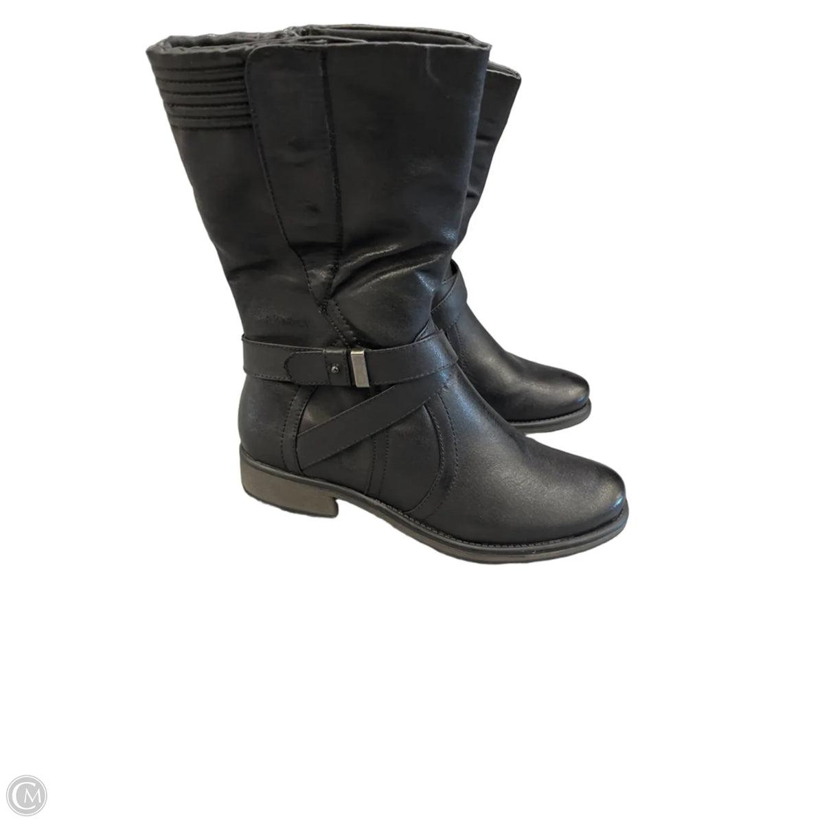 Boots Ankle Flats By Bare Traps In Black, Size: 9