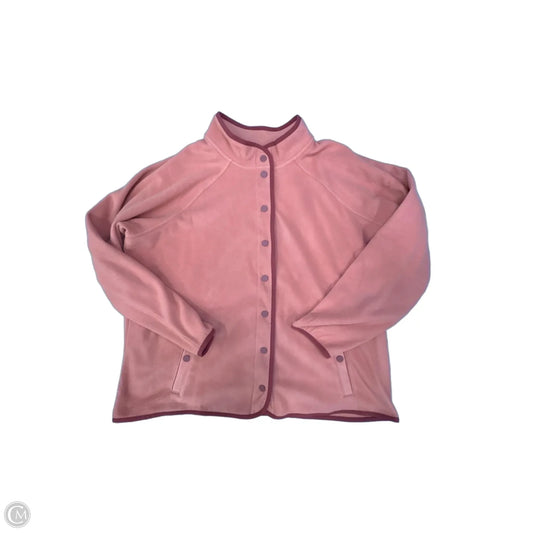 Jacket Fleece By Duluth Trading In Coral, Size: Xl