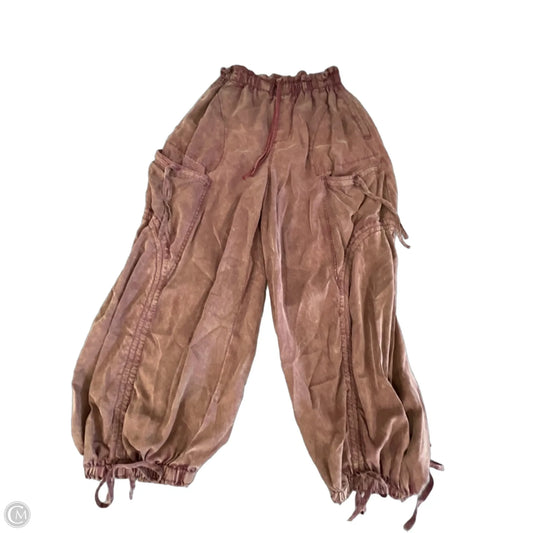 Pants Wide Leg By Blue Velvet In Maroon, Size: M
