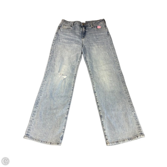 Jeans Wide Leg By Kut In Blue Denim, Size: 14