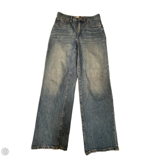 Jeans Wide Leg By Madewell In Blue Denim, Size: 6