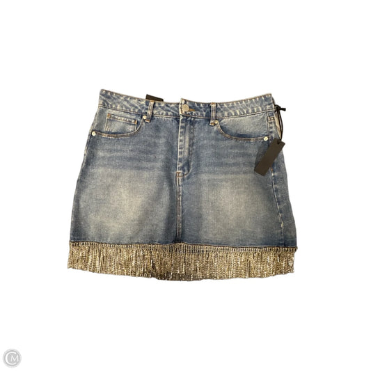 Skirt Mini & Short By Blanknyc In Blue Denim, Size: L
