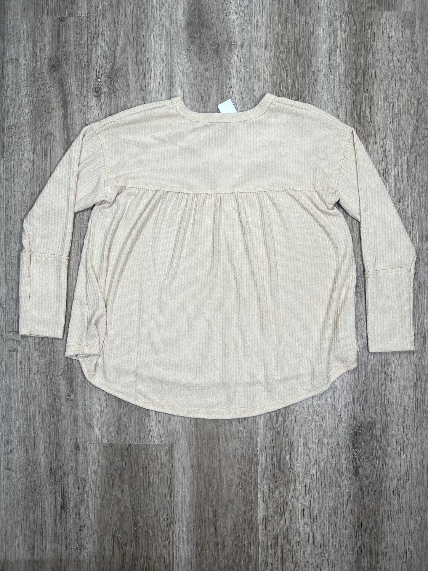 Cream Top Long Sleeve Altard State, Size Xs