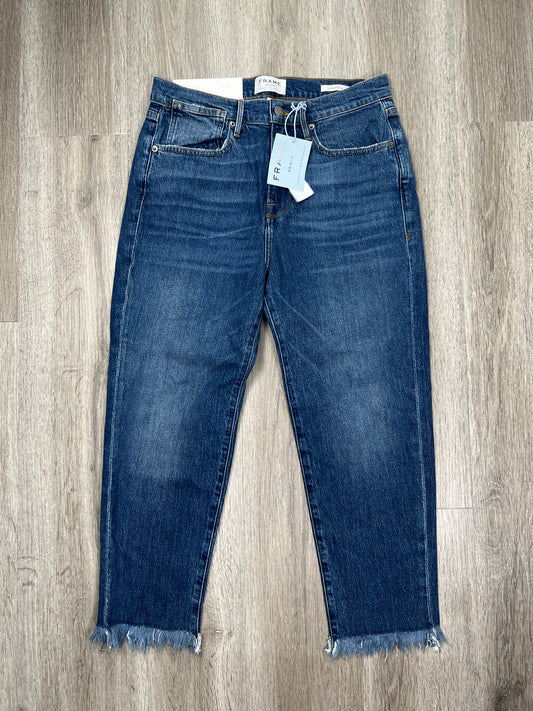 Blue Denim Jeans Cropped Frame, Size 2