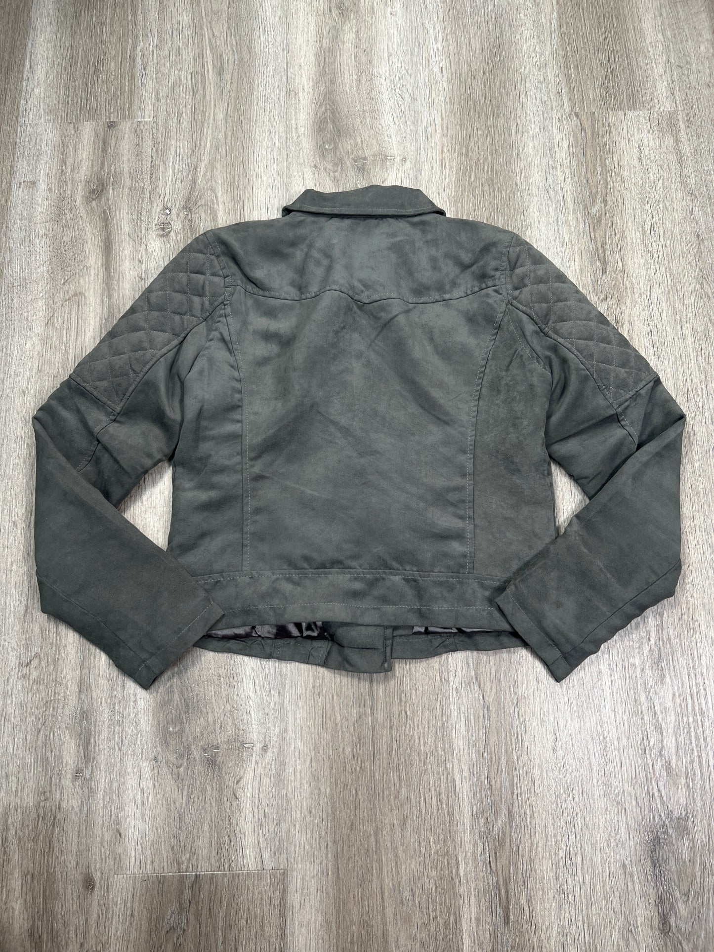 Jacket Moto By Ci Sono In Grey, Size: M