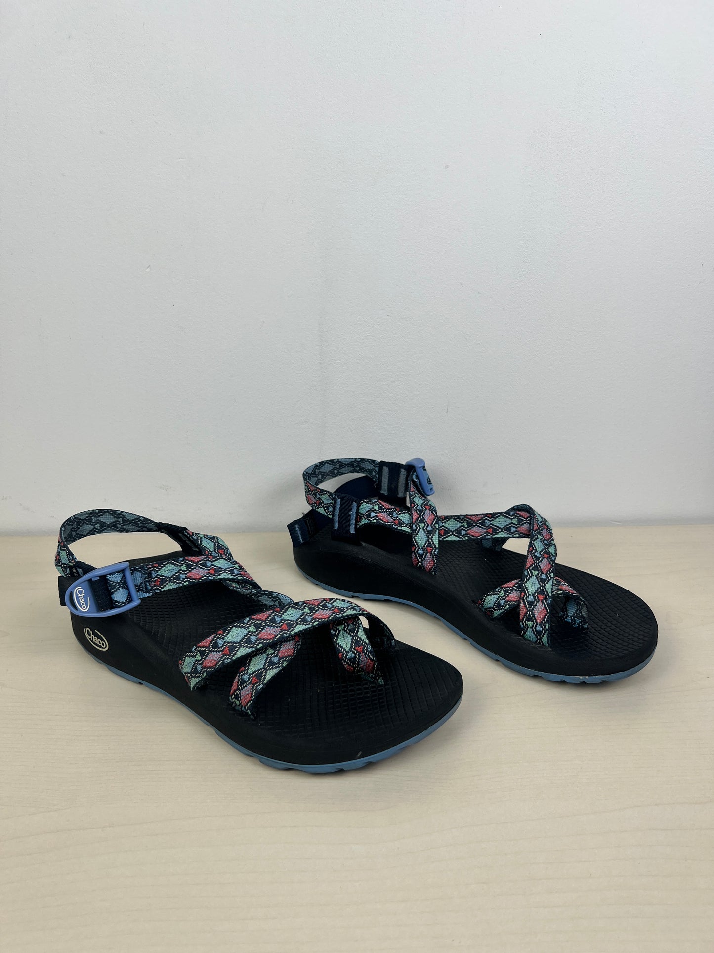 Sandals Sport By Chacos In Black & Blue, Size: 10