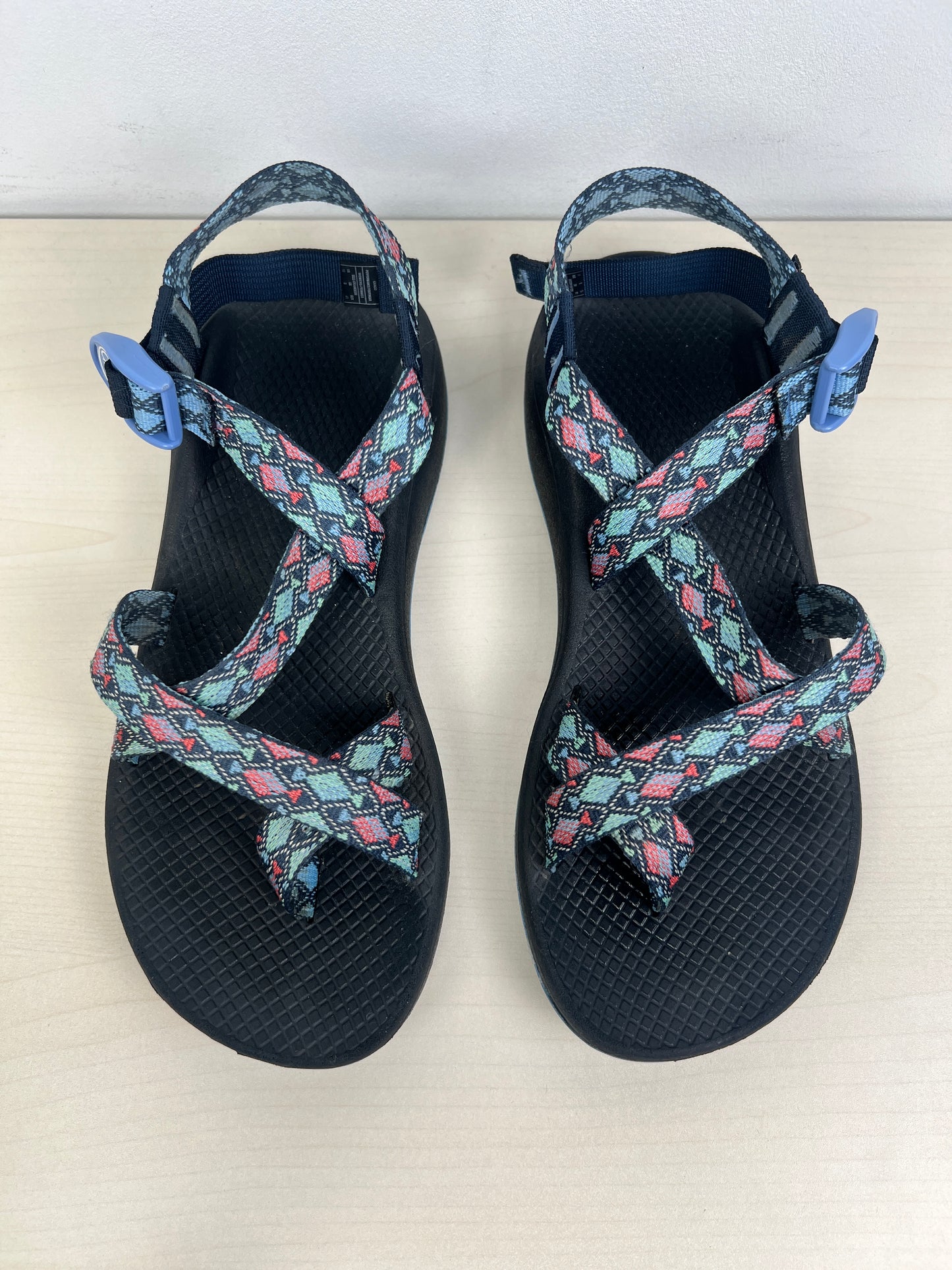 Sandals Sport By Chacos In Black & Blue, Size: 10