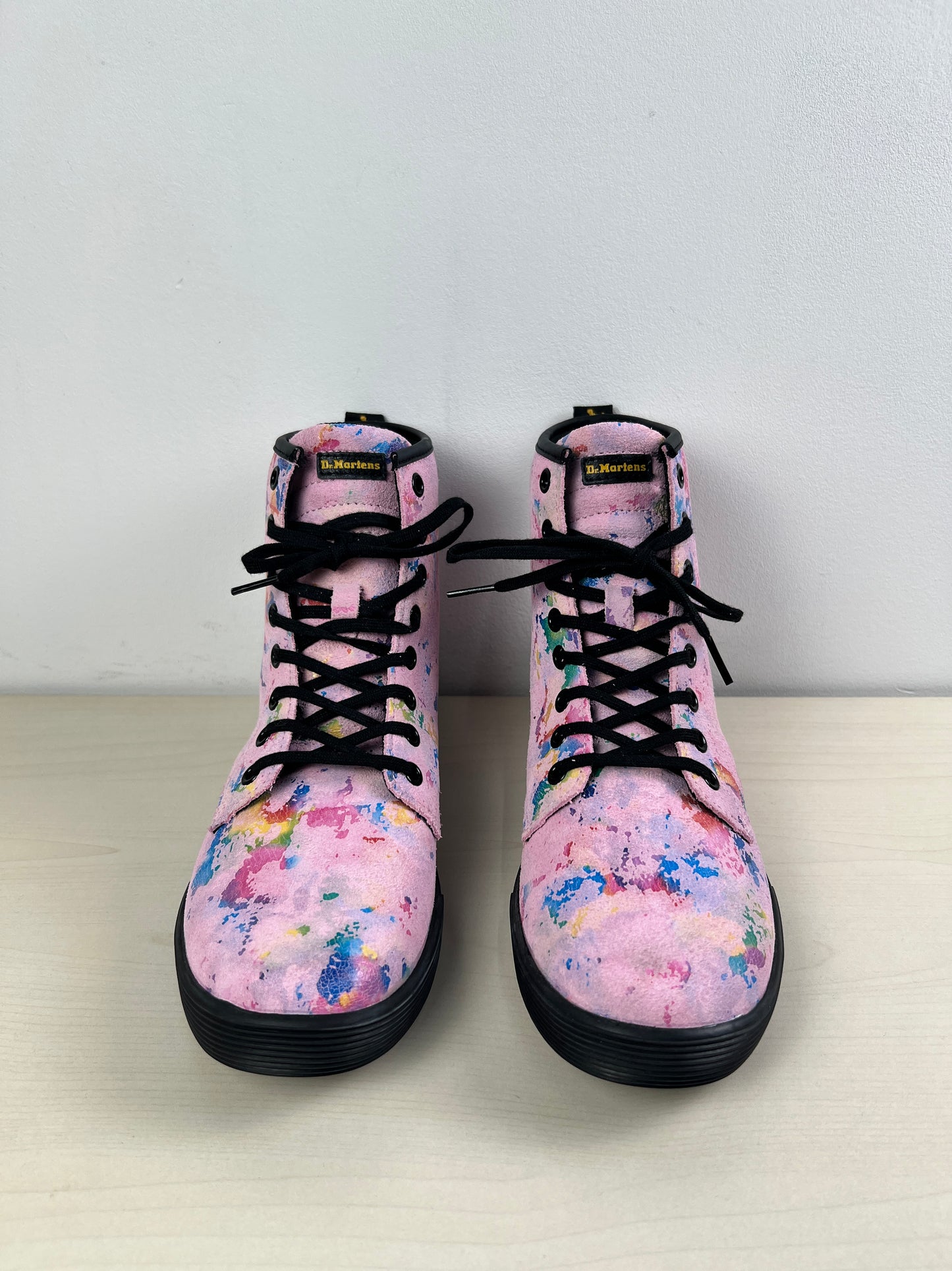 Boots Combat By Dr Martens In Pink, Size: 8